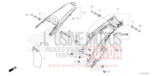 KOTFLUEGEL, HINTEN CRF300LAM de 2021